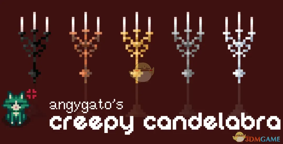 《星露谷物语》诡异烛台家具包MOD