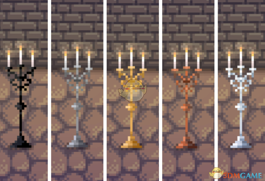 《星露谷物语》诡异烛台家具包MOD