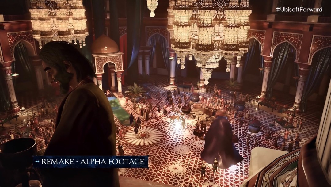 《波斯王子：时之砂》重制版截图泄露 男女主恋恋不舍