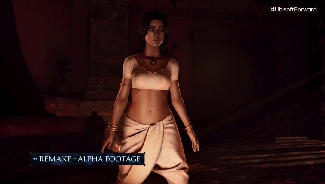 《波斯王子：时之砂》重制版截图泄露 男女主恋恋不舍