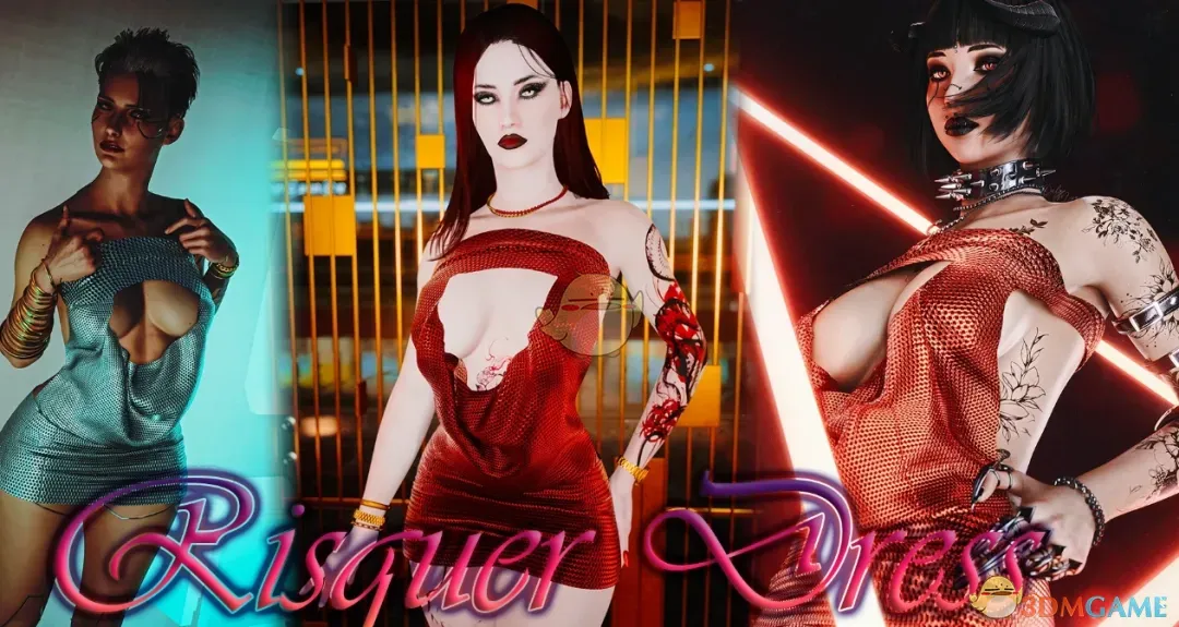 《赛博朋克2077》性感大胆礼裙MOD