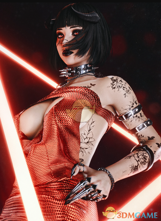 《赛博朋克2077》性感大胆礼裙MOD