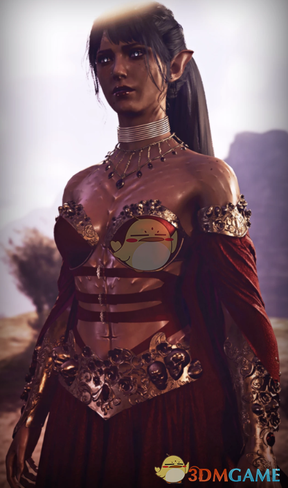 《博德之门3》死亡玫瑰轻纱裙装MOD