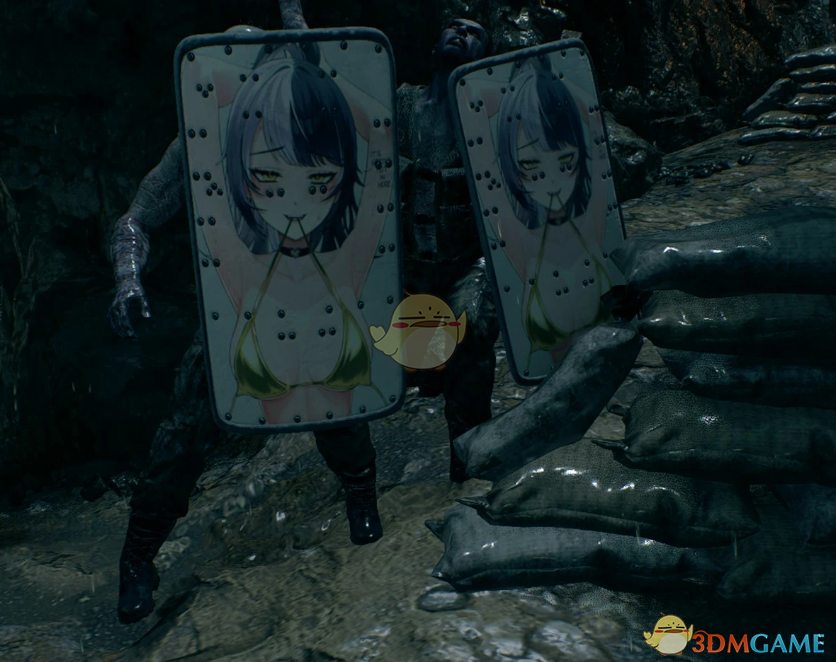 《生化危机4：重制版》盾兵的诗织·诺薇拉之盾MOD