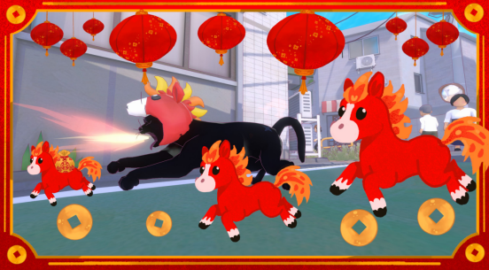 《小猫咪，大城市》迎新春活动上线，推出限定“火马年”内容