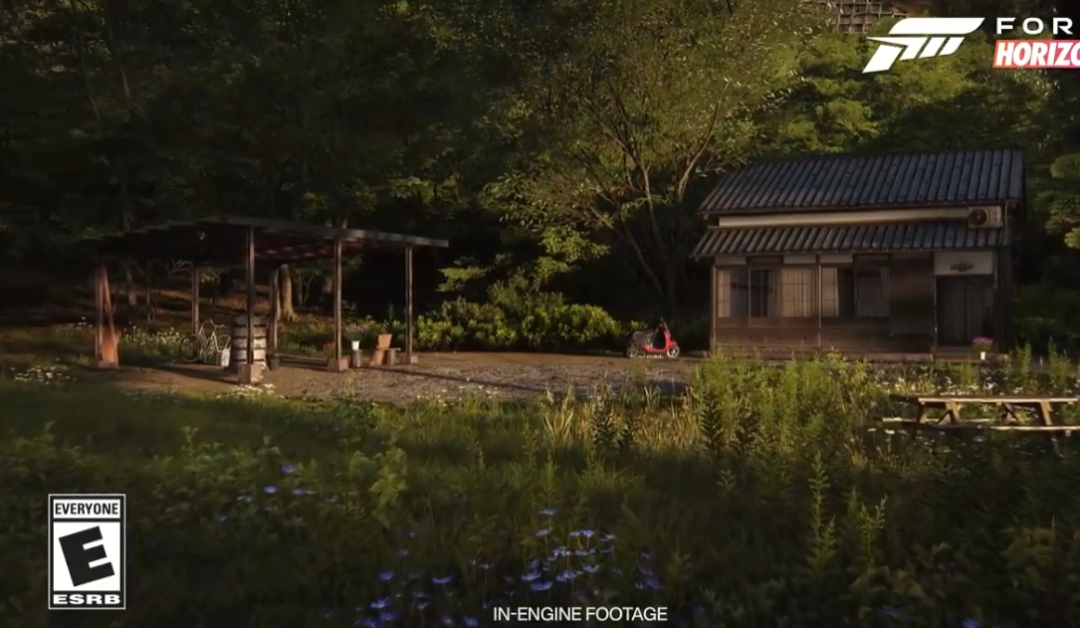 《极限竞速：地平线6》新实机：展现日本平原壮丽风景！