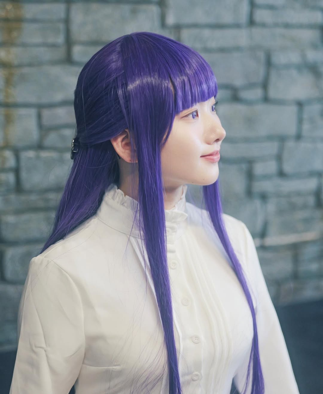 可爱圆脸！日本围棋二段美女选手cos《葬送的芙莉莲》菲伦