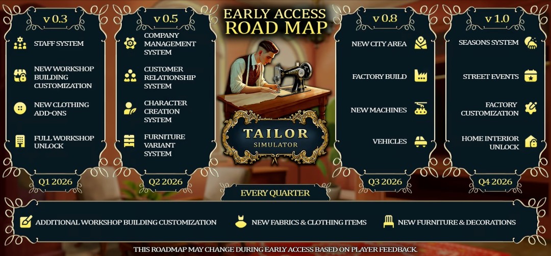 《裁缝模拟器抢先体验版》免安装中文版