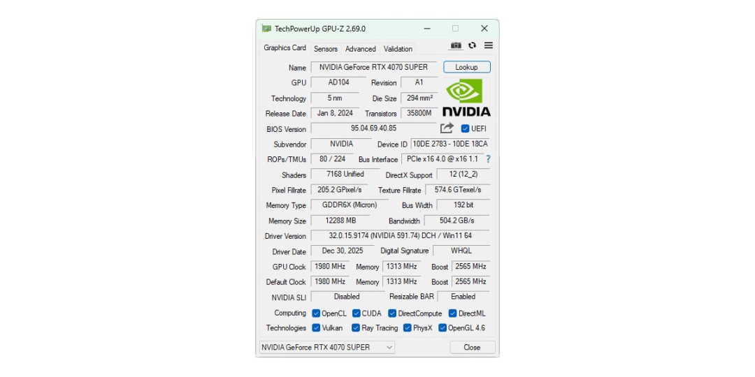 GPU-Z������2.69.0�� ֧��RTX 5090 D v2��GPU