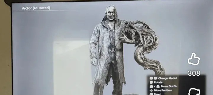 《生化危机9》角色和怪物建模渲染图泄露