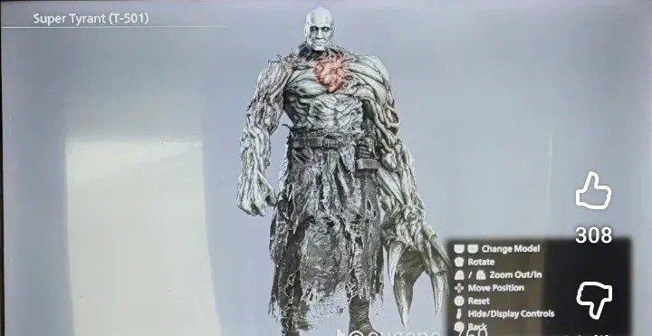 《生化危机9》角色和怪物建模渲染图泄露