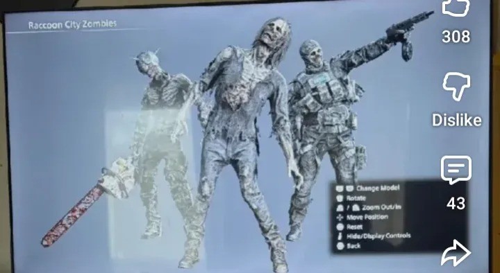 《生化危机9》角色和怪物建模渲染图泄露