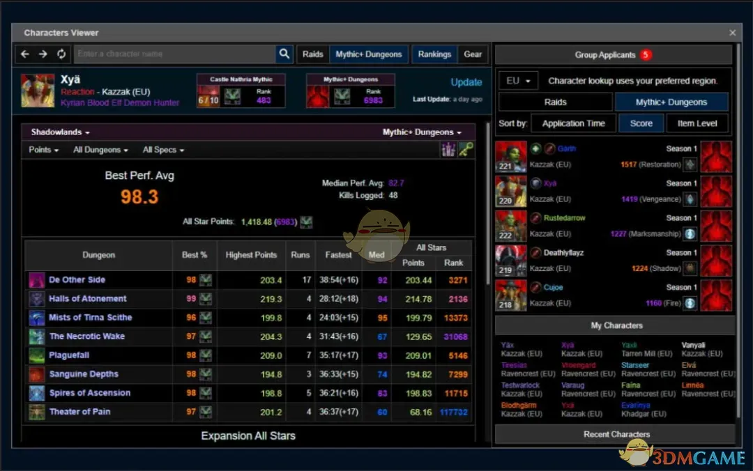 Warcraft Logs Companion2.295.0.4
