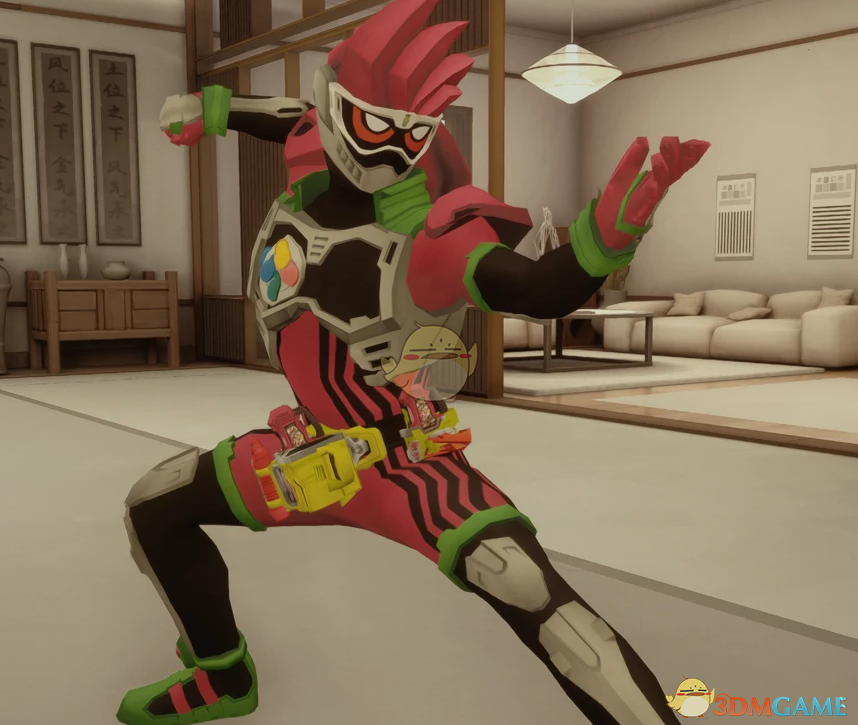 《师父》扮演假面骑士艾克赛德MOD