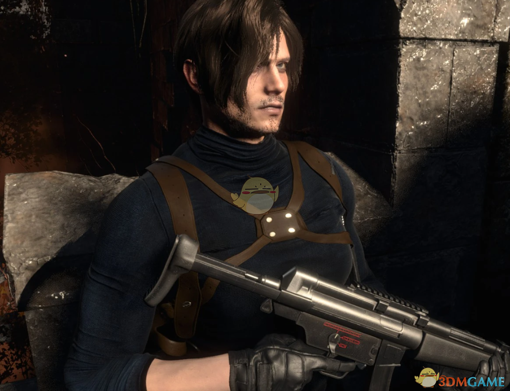 《生化危机4：重制版》里昂的RE9面容MOD