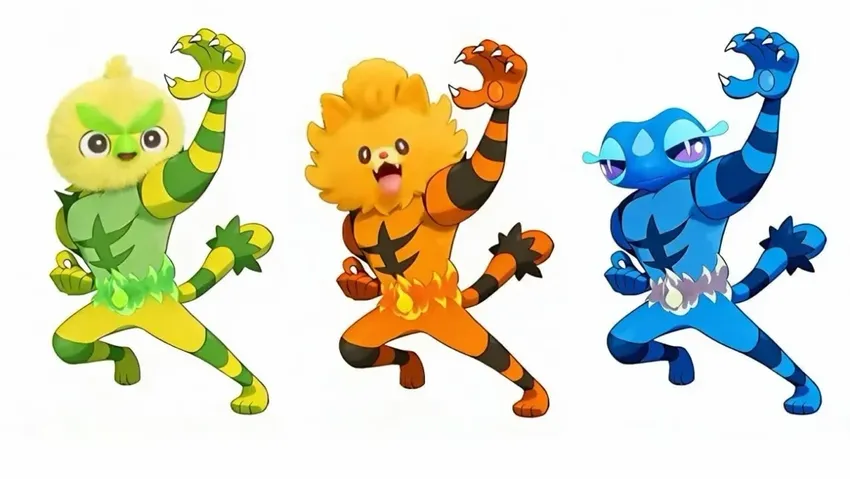 不要肌肉兄贵！粉丝恳求《宝可梦：风/波》新御三家别站起来