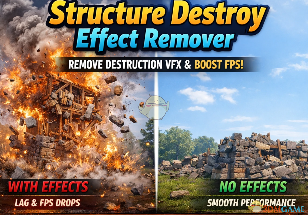 《幻兽帕鲁》无延迟的破坏MOD