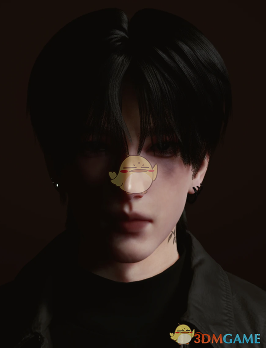 《InZOI》韩式中分碎盖发型MOD