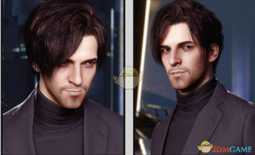 《赛博朋克2077》生化危机里昂短发MOD