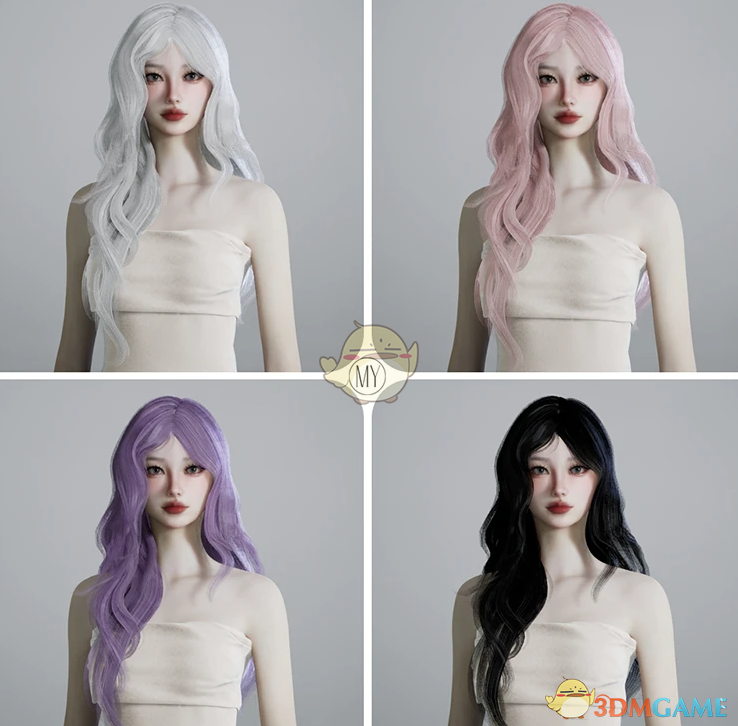 《InZOI》大波浪卷发MOD