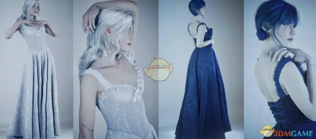 《赛博朋克2077》复古公主裙MOD