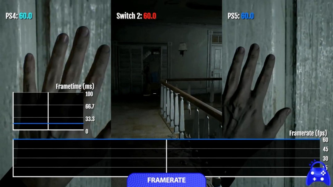 《生化危机7》NS2版与PS4/PS5版画质对比 看差别！