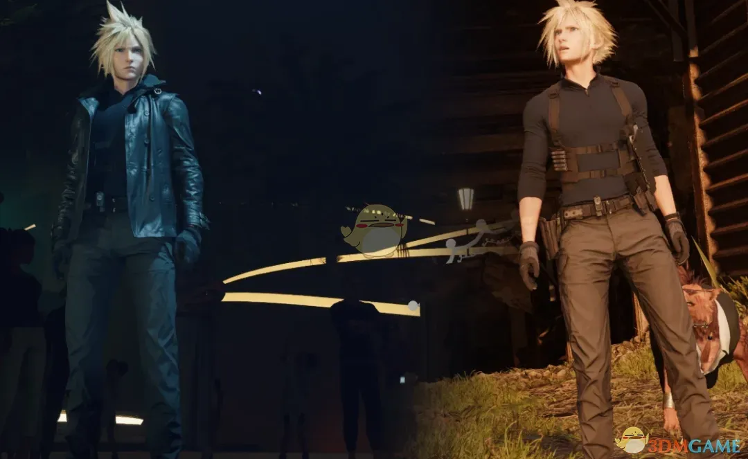 《最终幻想7：重生》克劳德的RE9里昂风衣MOD