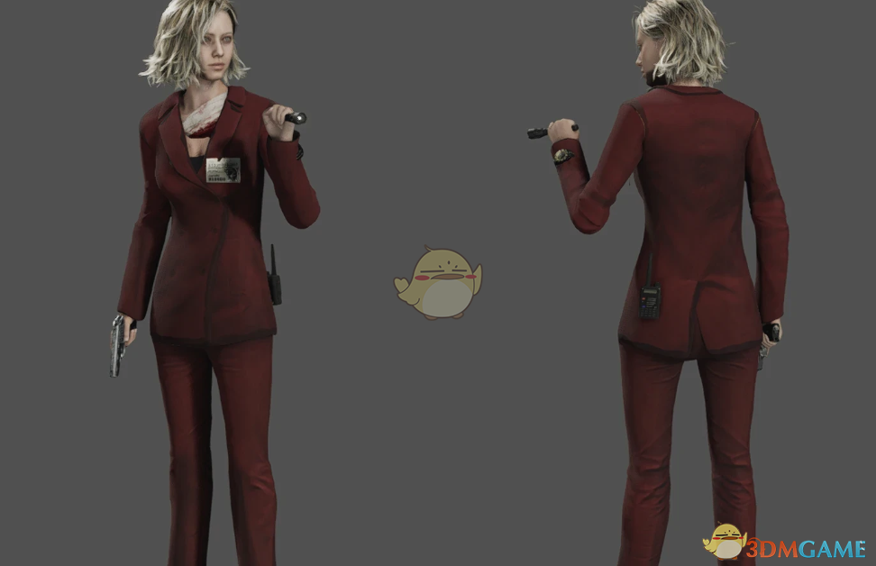 《生化危机9：安魂曲》格蕾丝的酒红商务西装MOD