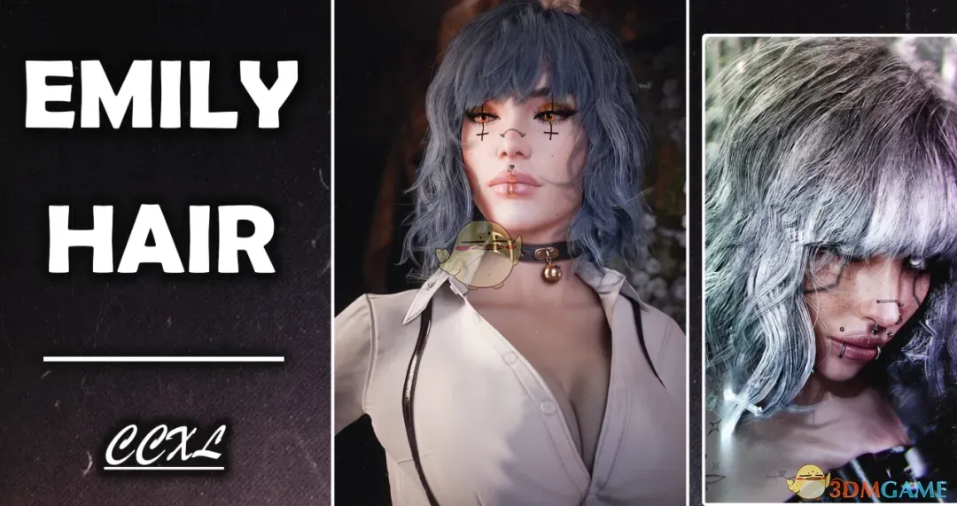 《赛博朋克2077》生化危机9艾米莉卷发MOD