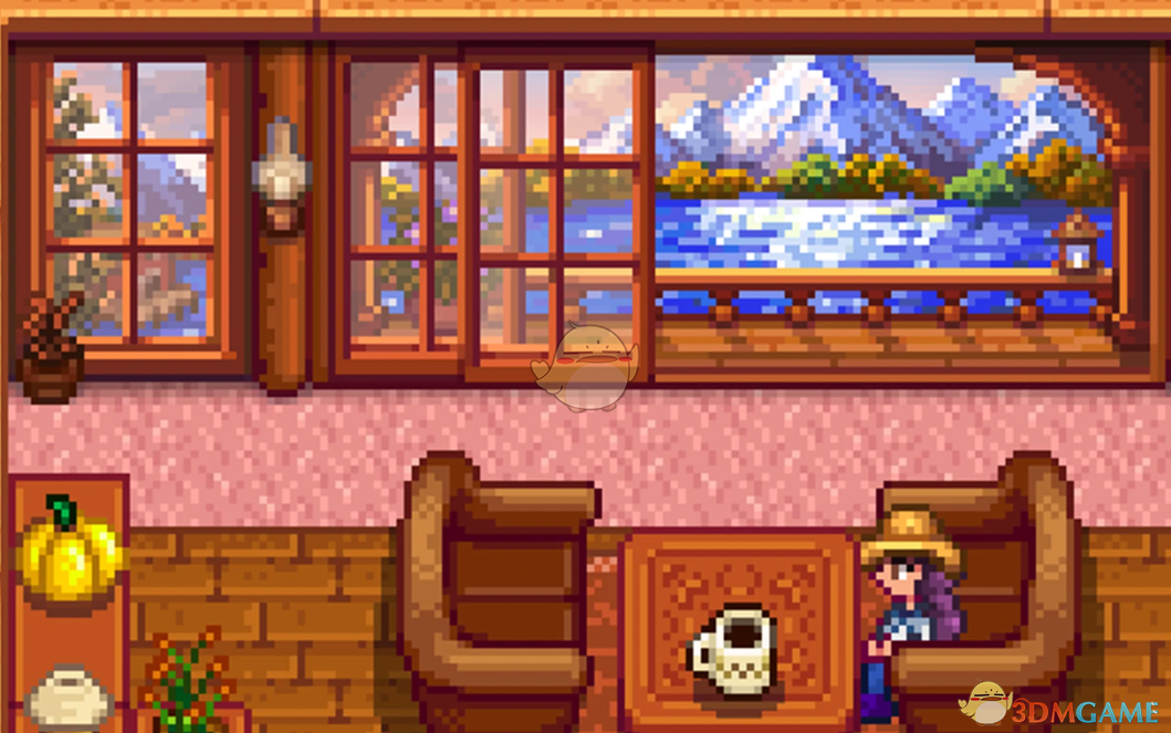 《星露谷物语》雪景落地窗MOD