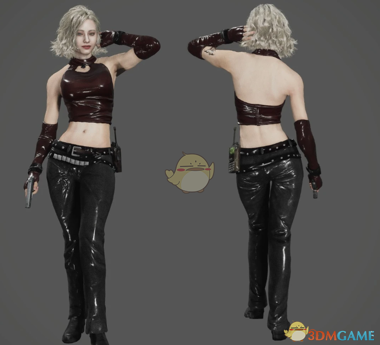 《生化危机9：安魂曲》格蕾丝的性感皮革套装MOD