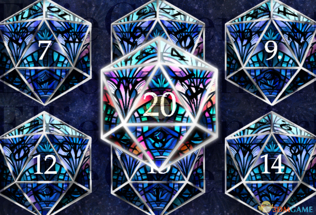 《博德之门3》彩色玻璃骰子MOD