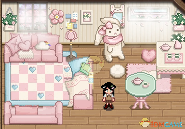 《星露谷物语》粉色少女家具包MOD