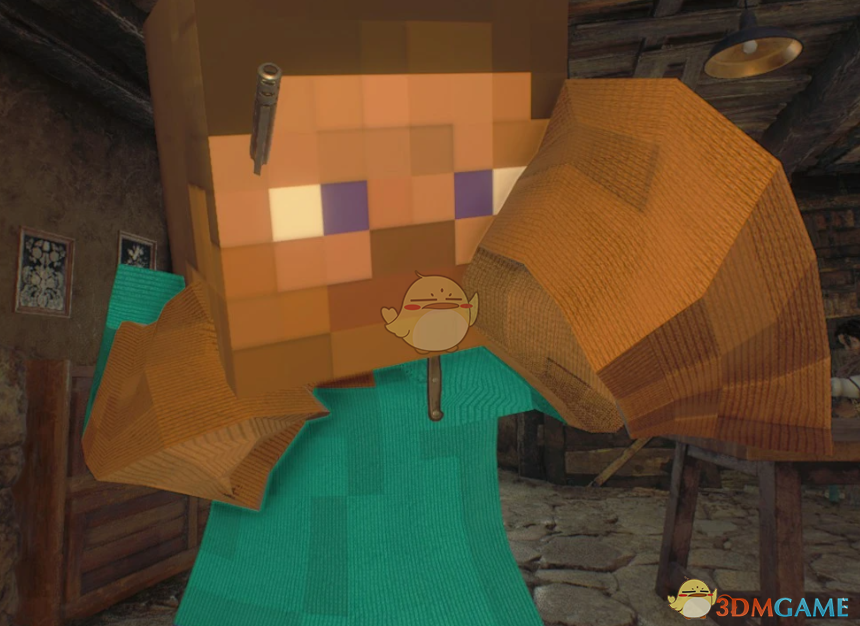 《生化危机4：重制版》我的世界史蒂夫取代里昂MOD