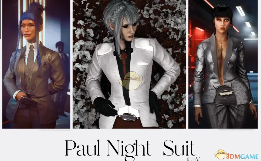 《赛博朋克2077》酒保西装MOD