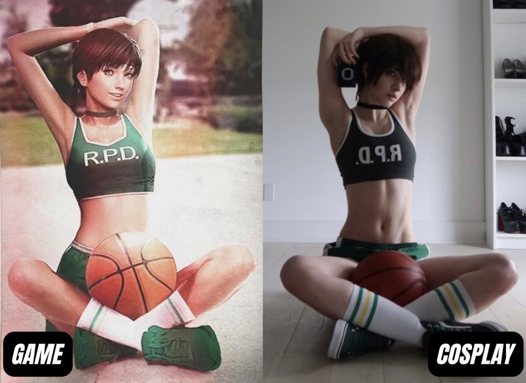 威斯克狂喜！ 美女姐姐cos《生化危机9》蕾贝卡隐藏性感照