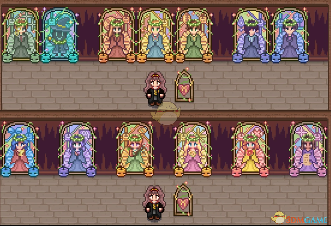 《星露谷物语》玻璃肖像彩窗MOD