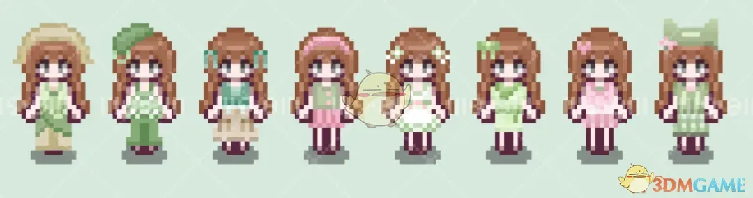 《星露谷物语》舒适春季服装包MOD