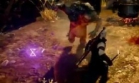 "Witcher 3" magic mark system demonstration video magic effect has shrunk