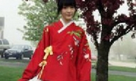 Xu Jiao wore a Hanfu American speech to promote the beauty of Chinese culture classics and beautiful