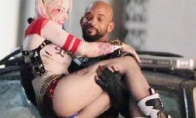 The new set of "Suicide Squad" shines in the clown girl and the strong man is picked up in spring.