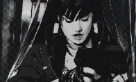 The original painting of the dark style art is time to see the domineering girl paper