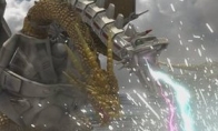 "Godzilla vs" latest game screenshot mechanical giant beast violently slammed Godzilla