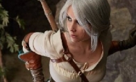 "Witcher 3: Crazy Hunt" beautiful cos map to appreciate the two beauties both income in the harem