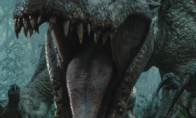 "Jurassic World" new stills D-Rex predator dinosaur horror appears