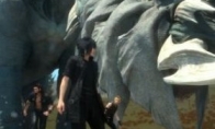 Epic Dialogue "Final Fantasy 15" god exercises fighting video exposure