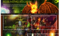 World of Warcraft players self -made: Burning Legion and Alliance Tribe Camp Stamps