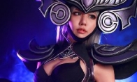 The spiral cat "League of Legends" Dark Head Sexy COS