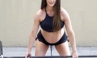 The figure is really against the sky!Australian spicy mom show fitness during pregnancy scares netizens