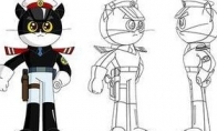 Still old!"Black Cat Sheriff" animation big movie man sets map exposure